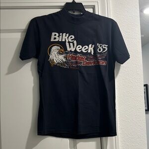 Harley-Davidson Black Bike Week '85 Eagle Graphic Tee
